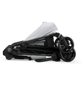 Прогулянкова коляска Cybex Melio Carbon Fog Grey (з бампером)