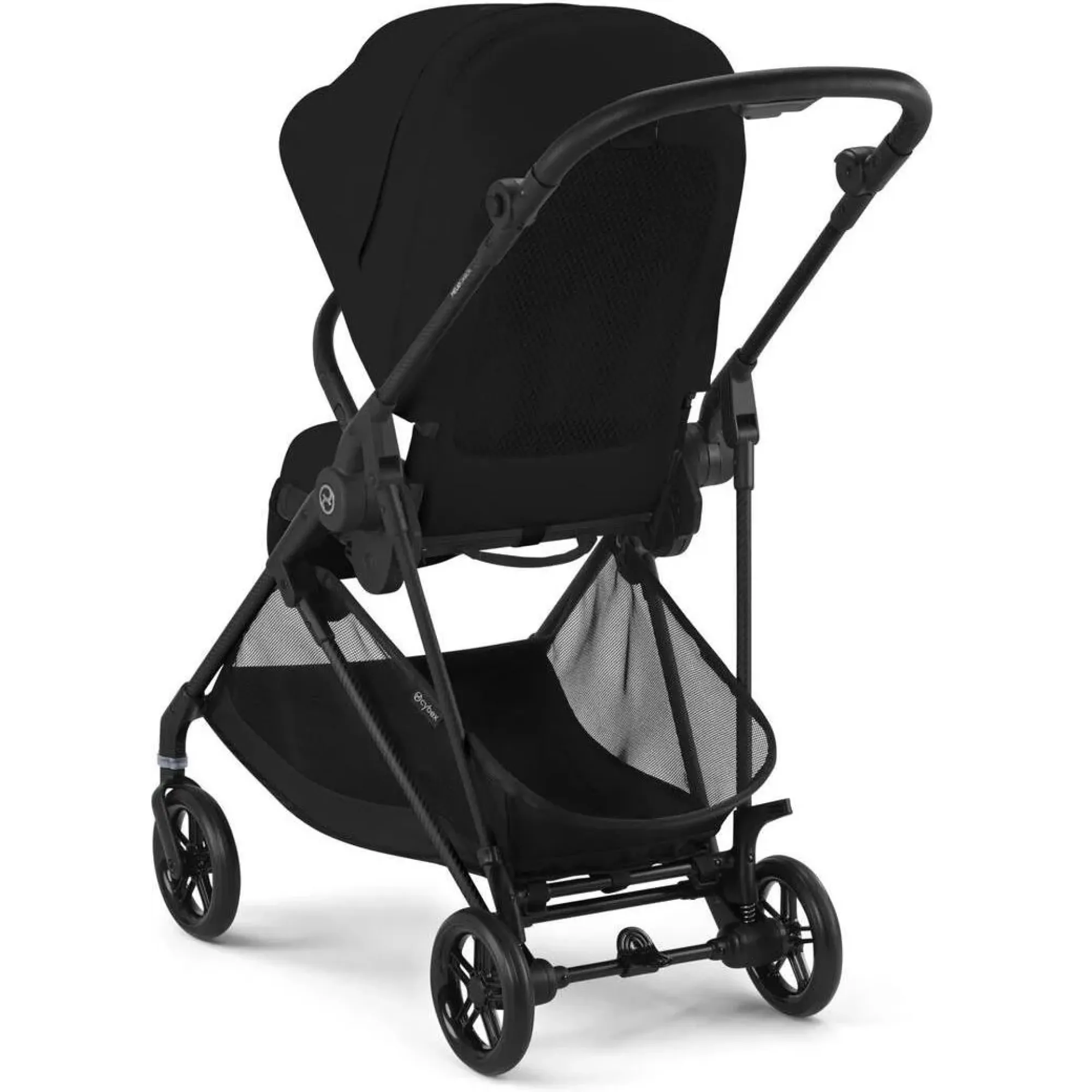 Прогулянкова коляска Cybex Melio Carbon Magic Black (з бампером)