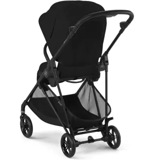 Прогулянкова коляска Cybex Melio Carbon Magic Black (з бампером)
