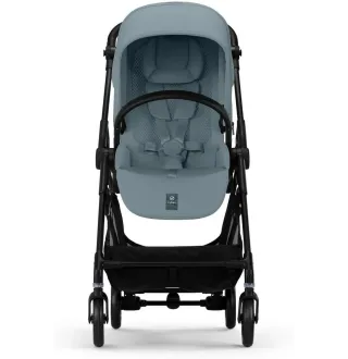 Прогулянкова коляска Cybex Melio Carbon Stormy Blue (з бампером)