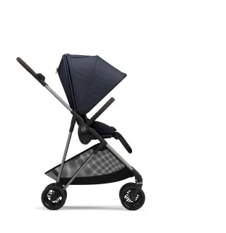 Прогулянкова коляска Cybex Melio Dark Blue (з бампером)