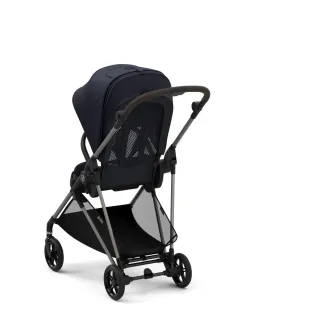 Прогулянкова коляска Cybex Melio Dark Blue (з бампером)