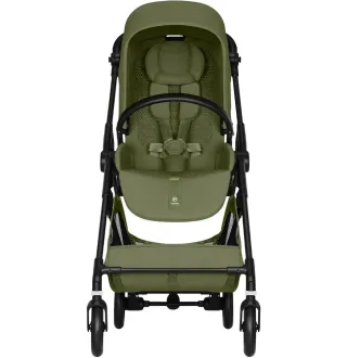 Прогулянкова коляска Cybex Melio Carbon Moss Green (з бампером)