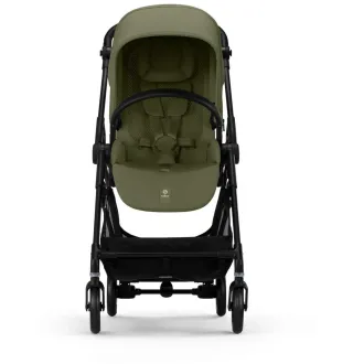 Прогулянкова коляска Cybex Melio Carbon Moss Green (з бампером)