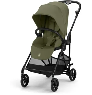 Прогулянкова коляска Cybex Melio Carbon Moss Green (з бампером) Прогулянкова коляска Cybex Melio Carbon Moss Green (з бампером)