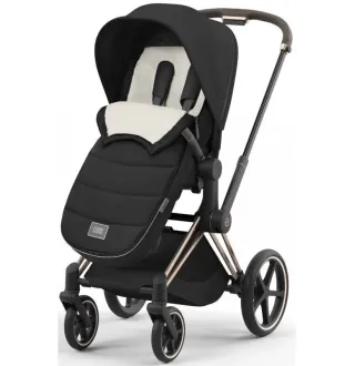Зимовий конверт (чохол для ніг) Cybex Platinum Footmuff Sepia Black
