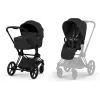 Коляска 2в1 Cybex Priam 5.0 Comfort Sepia Black на шасі Matt Black