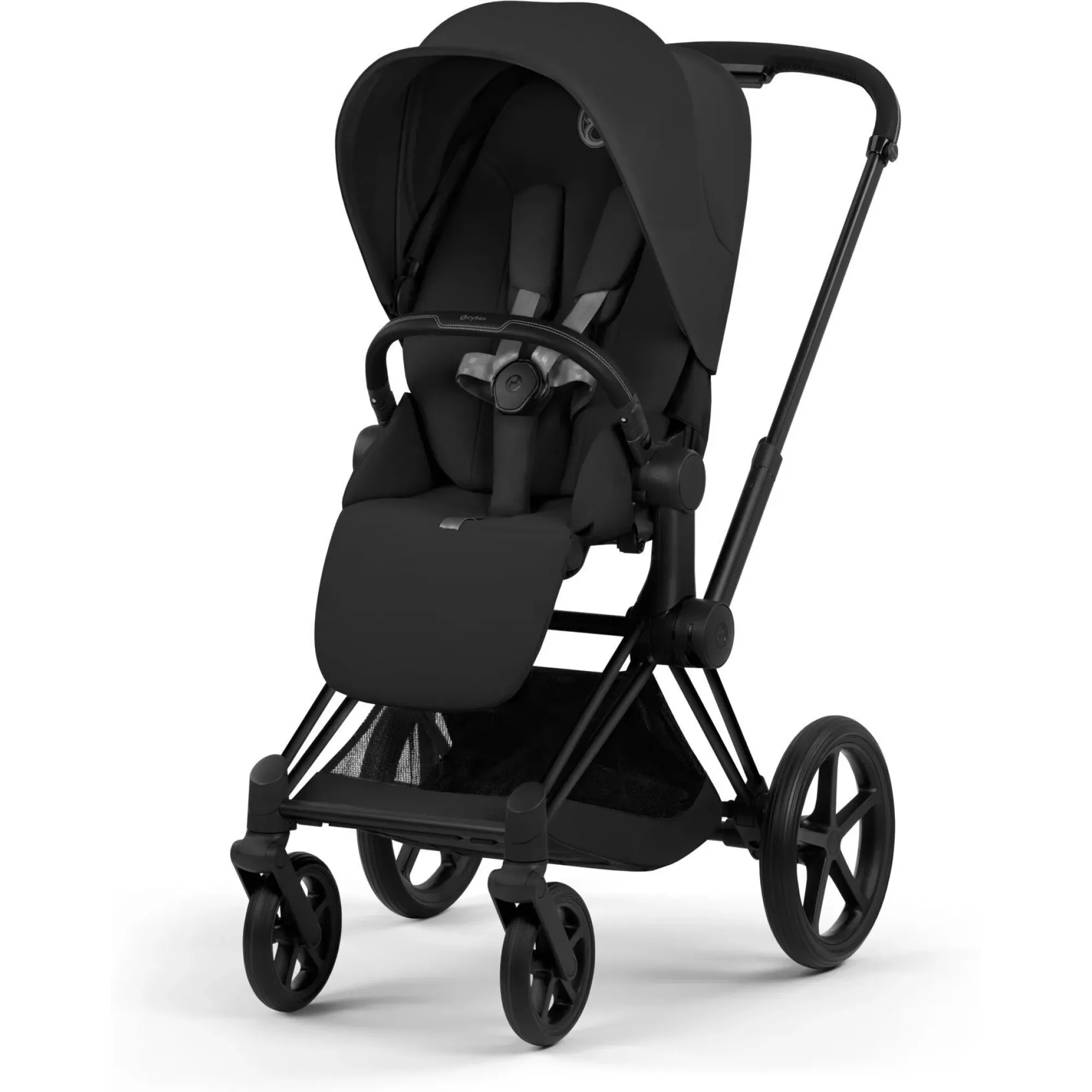 Коляска 2в1 Cybex Priam 5.0 Comfort Sepia Black на шасі Matt Black
