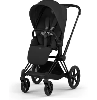 Коляска 2в1 Cybex Priam 5.0 Comfort Sepia Black на шасі Matt Black
