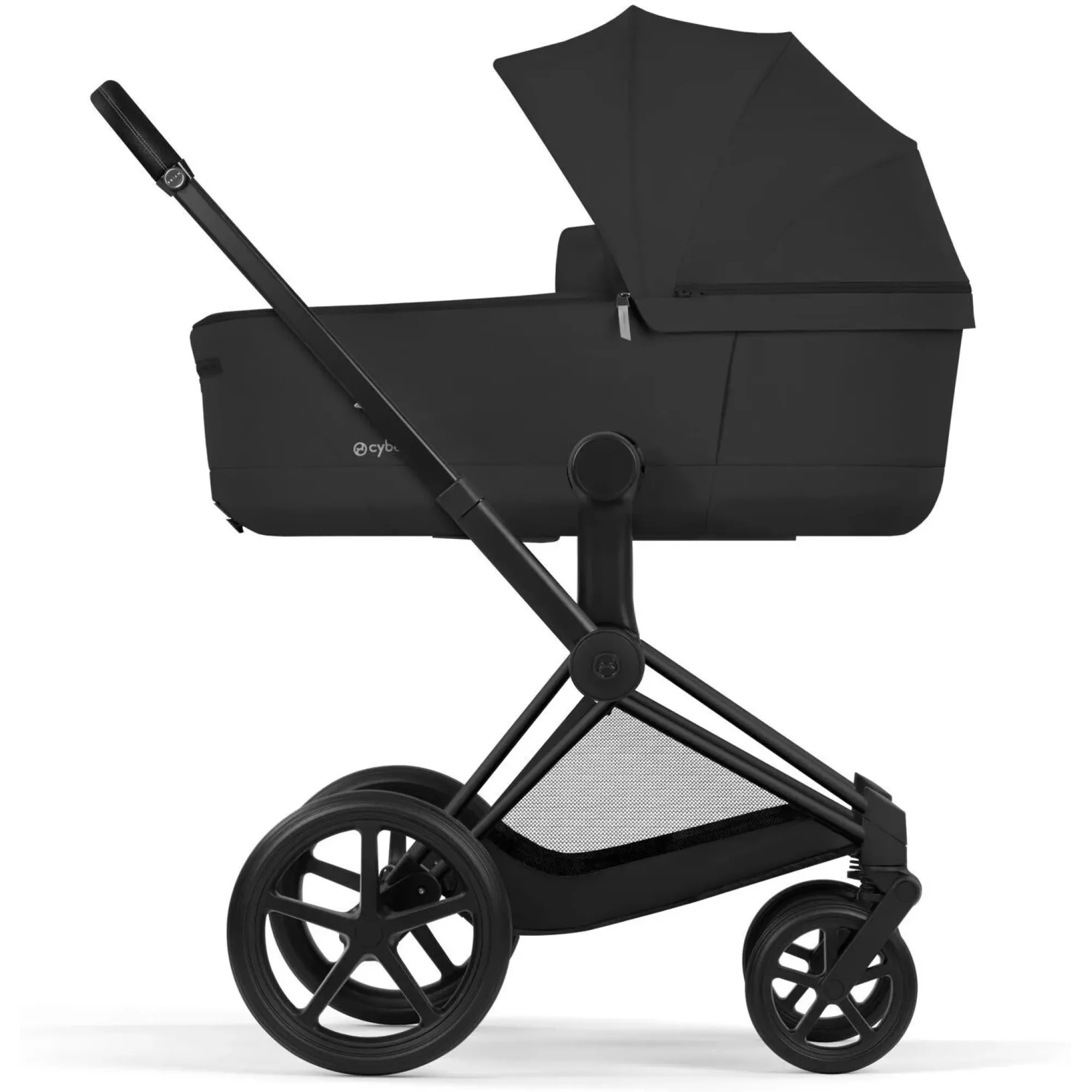 Коляска 2в1 Cybex Priam 5.0 Comfort Sepia Black на шасі Matt Black