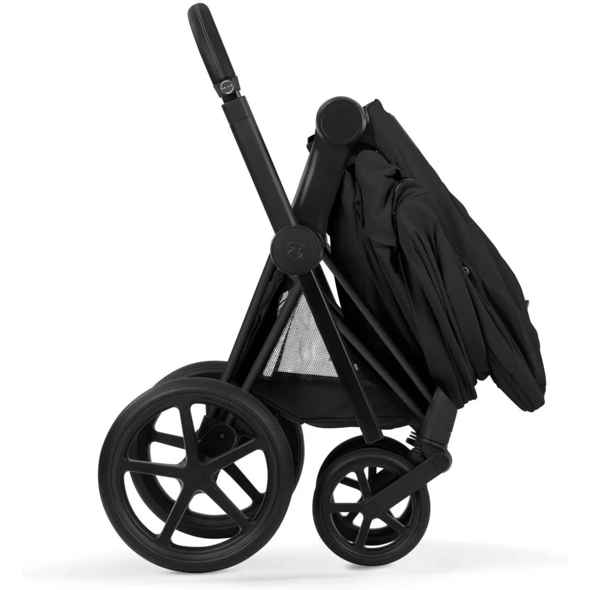 Коляска 2в1 Cybex Priam 5.0 Comfort Sepia Black на шасі Matt Black