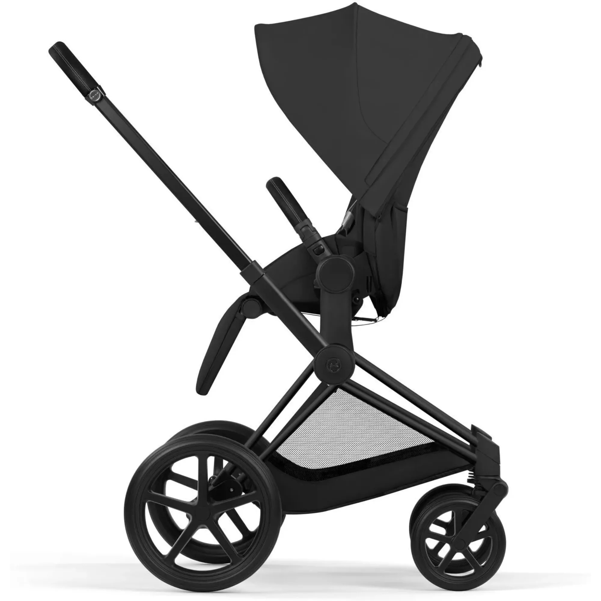 Коляска 2в1 Cybex Priam 5.0 Comfort Sepia Black на шасі Matt Black