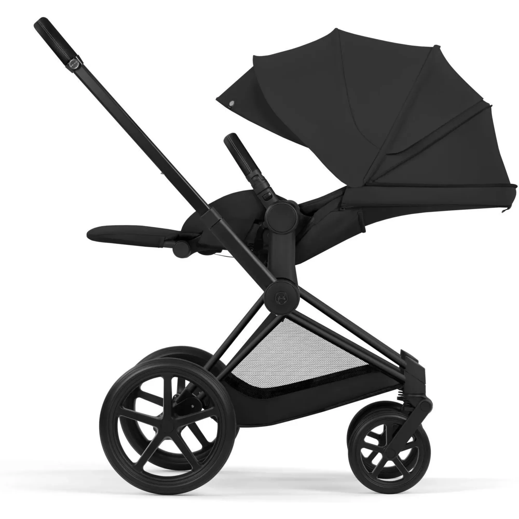 Коляска 2в1 Cybex Priam 5.0 Comfort Sepia Black на шасі Matt Black