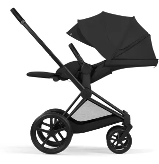 Коляска 2в1 Cybex Priam 5.0 Comfort Sepia Black на шасі Matt Black