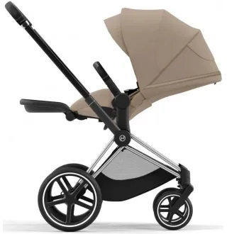 Коляска 2в1 Cybex Priam 4.0 Cozy Beige на шасі Chrome Black