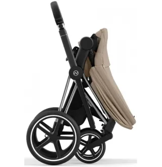 Коляска 2в1 Cybex Priam 4.0 Cozy Beige на шасі Chrome Black