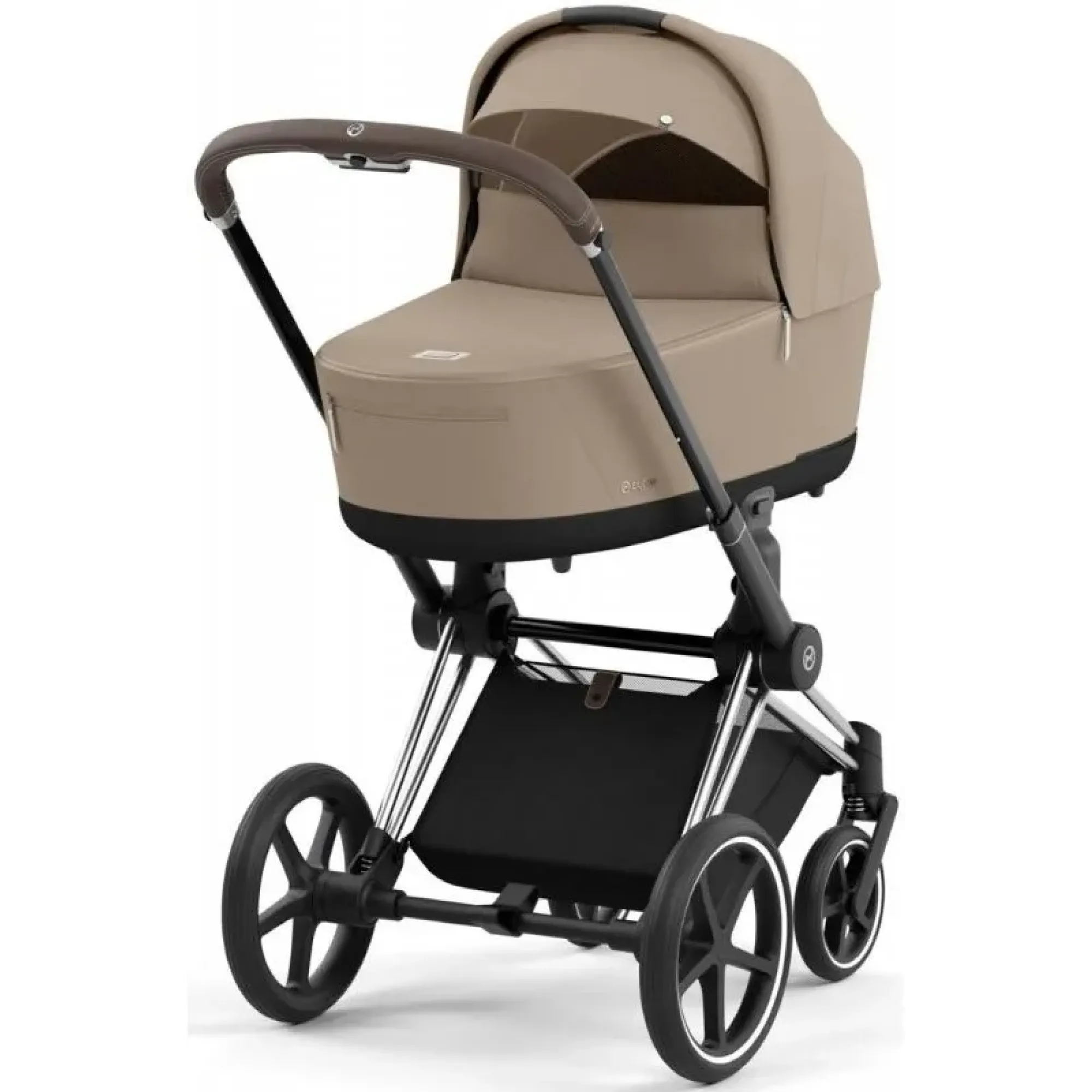 Коляска 2в1 Cybex Priam 4.0 Cozy Beige на шасі Chrome Brown