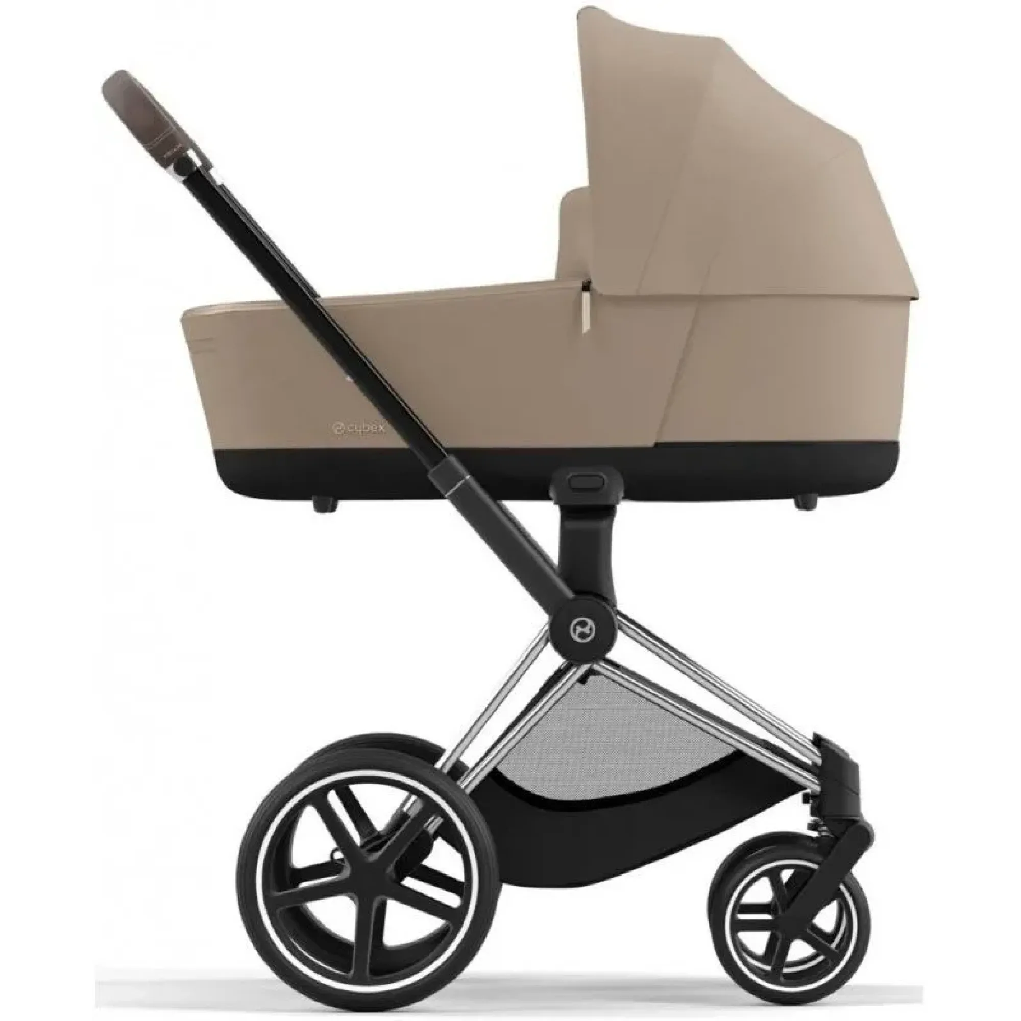 Коляска 2в1 Cybex Priam 4.0 Cozy Beige на шасі Chrome Brown