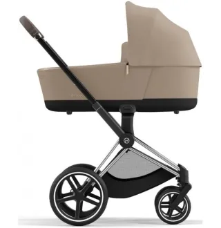 Коляска 2в1 Cybex Priam 4.0 Cozy Beige на шасі Chrome Brown