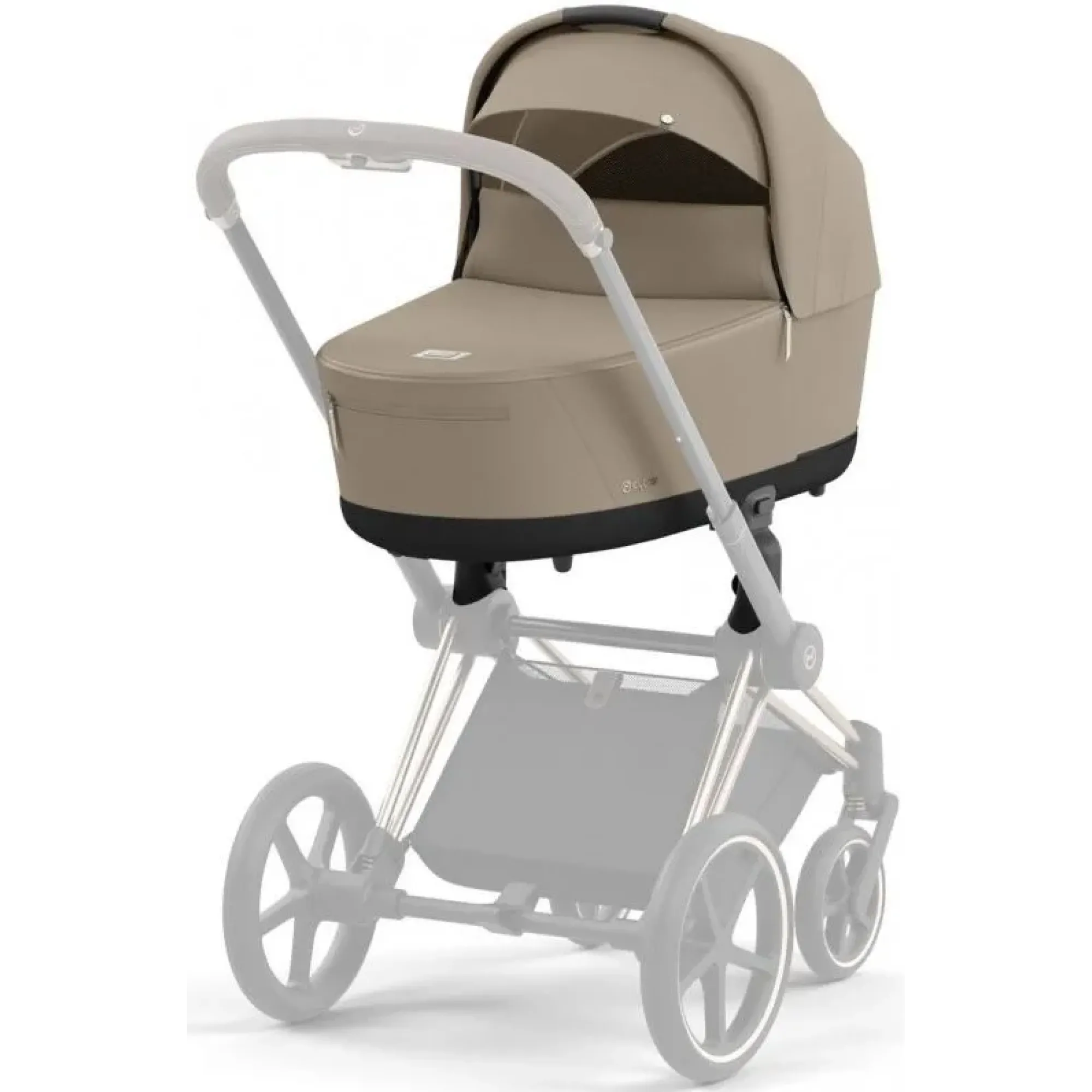 Коляска 2в1 Cybex Priam 4.0 Cozy Beige на шасі Chrome Brown