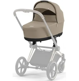 Коляска 2в1 Cybex Priam 4.0 Cozy Beige на шасі Chrome Brown