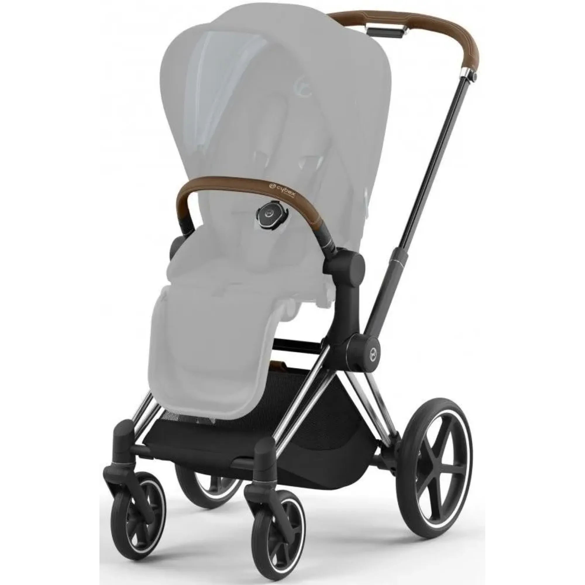 Коляска 2в1 Cybex Priam 4.0 Cozy Beige на шасі Chrome Brown