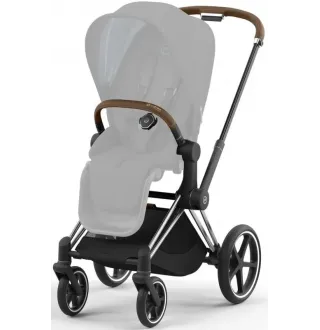 Коляска 2в1 Cybex Priam 4.0 Cozy Beige на шасі Chrome Brown