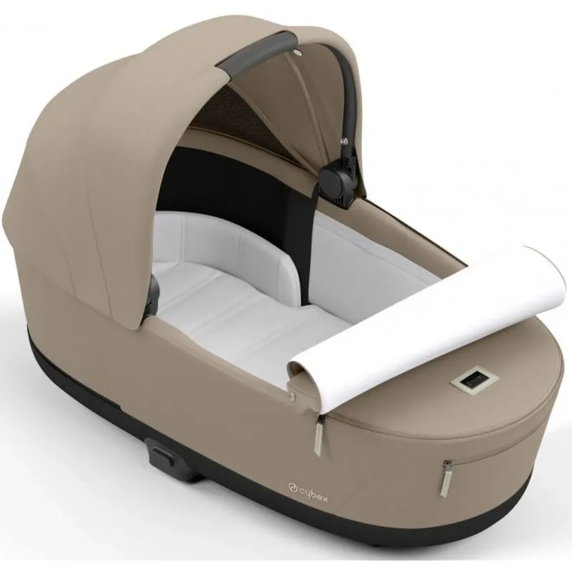 Коляска 2в1 Cybex Priam 4.0 Cozy Beige на шасі Matt Black