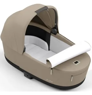 Коляска 2в1 Cybex Priam 4.0 Cozy Beige на шасі Matt Black
