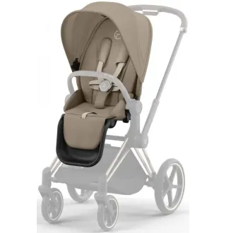 Коляска 2в1 Cybex Priam 4.0 Cozy Beige на шасі Matt Black