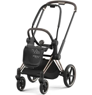Коляска 2в1 Cybex Priam 4.0 Cozy Beige на шасі Rosegold