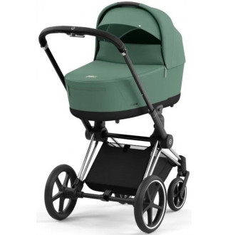 Коляска 2в1 Cybex Priam 4.0 Leaf Green на шасі Chrome Black