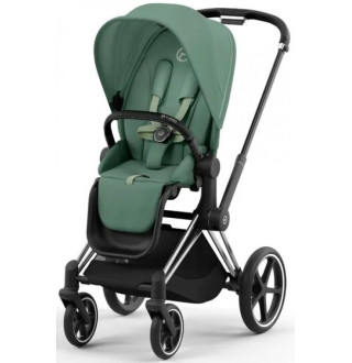 Коляска 2в1 Cybex Priam 4.0 Leaf Green на шасі Chrome Black