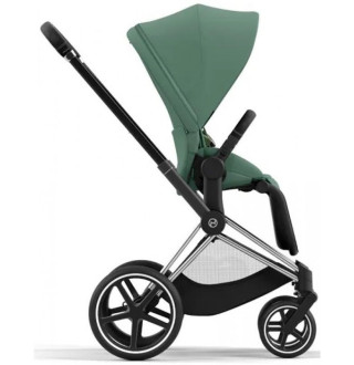 Коляска 2в1 Cybex Priam 4.0 Leaf Green на шасі Chrome Black