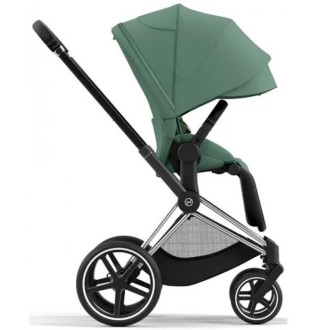 Коляска 2в1 Cybex Priam 4.0 Leaf Green на шасі Chrome Black