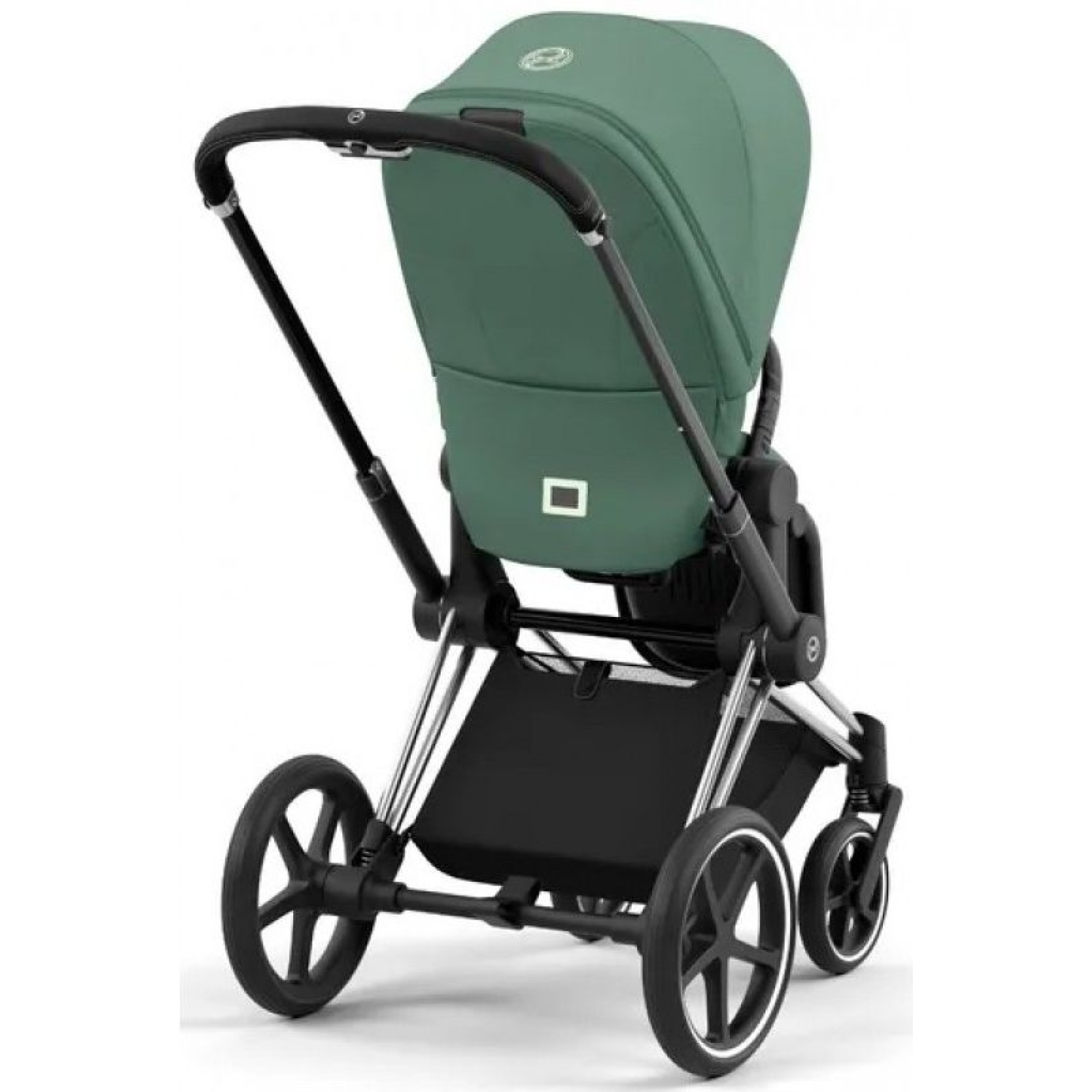 Коляска 2в1 Cybex Priam 4.0 Leaf Green на шасі Chrome Black