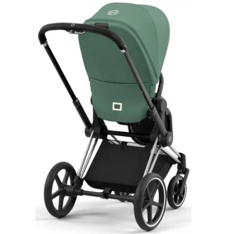 Коляска 2в1 Cybex Priam 4.0 Leaf Green на шасі Chrome Black