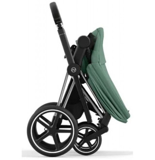 Коляска 2в1 Cybex Priam 4.0 Leaf Green на шасі Chrome Black