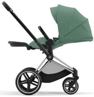 Коляска 2в1 Cybex Priam 4.0 Leaf Green на шасі Chrome Black
