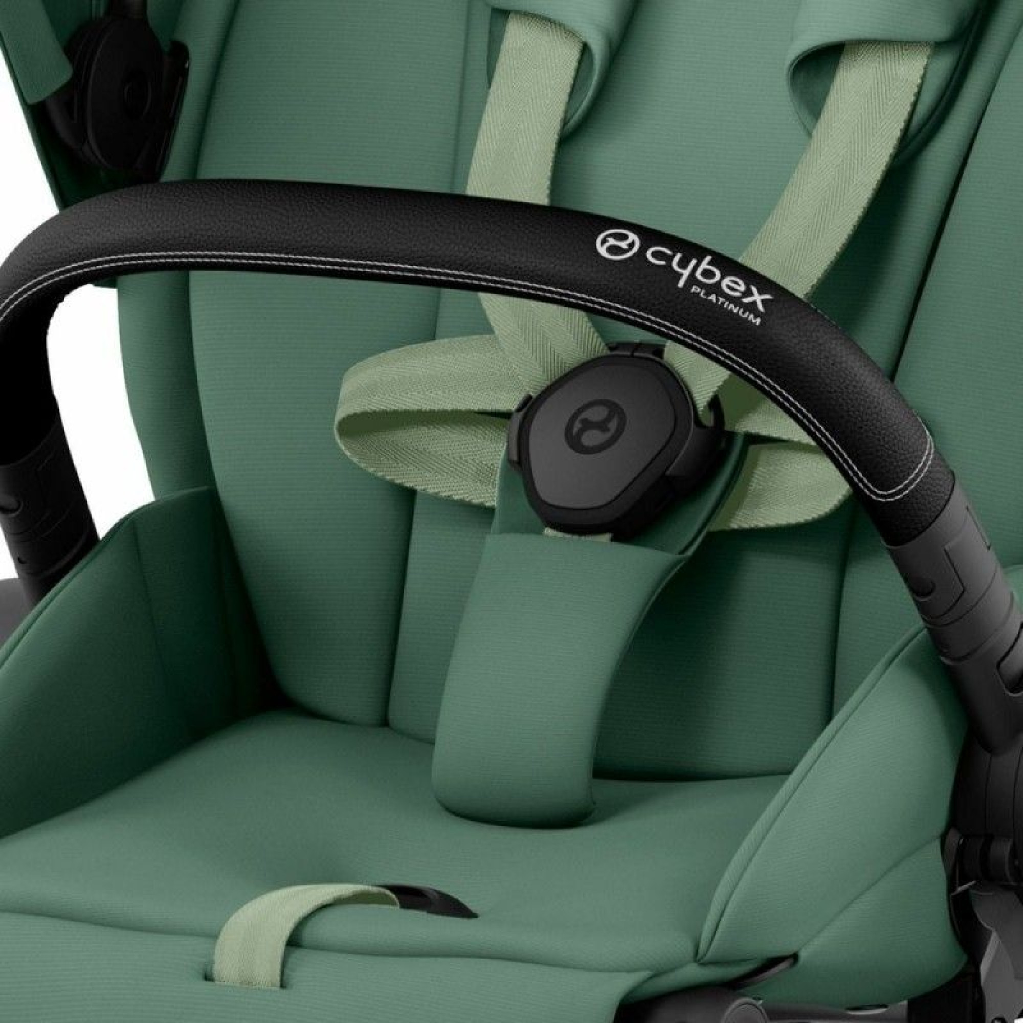 Коляска 2в1 Cybex Priam 4.0 Leaf Green на шасі Chrome Black