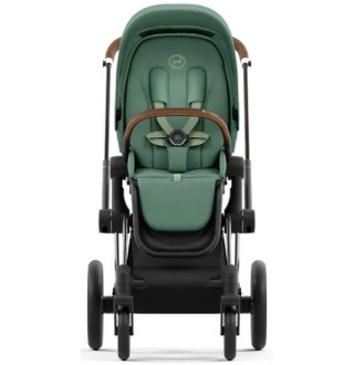 Коляска 2в1 Cybex Priam 4.0 Leaf Green на шасі Chrome Brown