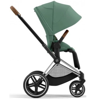 Коляска 2в1 Cybex Priam 4.0 Leaf Green на шасі Chrome Brown