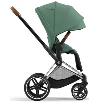 Коляска 2в1 Cybex Priam 4.0 Leaf Green на шасі Chrome Brown