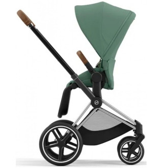 Коляска 2в1 Cybex Priam 4.0 Leaf Green на шасі Chrome Brown