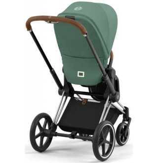 Коляска 2в1 Cybex Priam 4.0 Leaf Green на шасі Chrome Brown