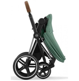 Коляска 2в1 Cybex Priam 4.0 Leaf Green на шасі Chrome Brown