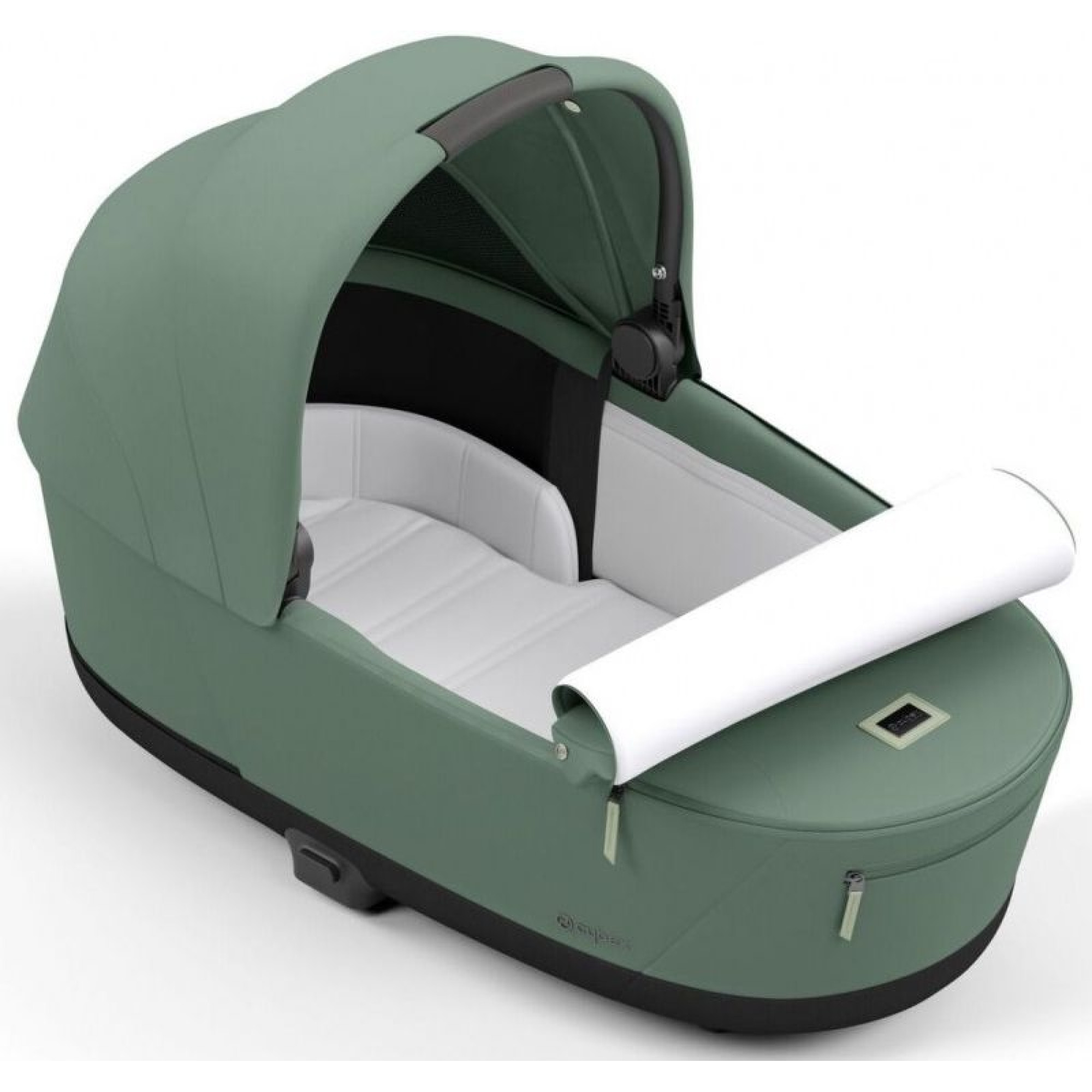 Коляска 2в1 Cybex Priam 4.0 Leaf Green на шасі Chrome Black