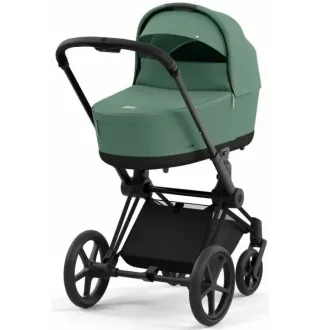 Коляска 2в1 Cybex Priam 4.0 Leaf Green на шасі Matt Black