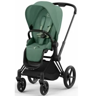 Коляска 2в1 Cybex Priam 4.0 Leaf Green на шасі Matt Black