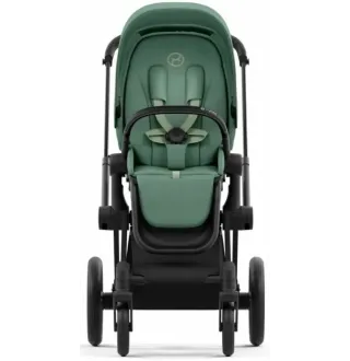 Коляска 2в1 Cybex Priam 4.0 Leaf Green на шасі Matt Black
